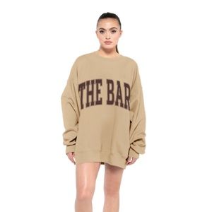 The bar varsity sweatshirt